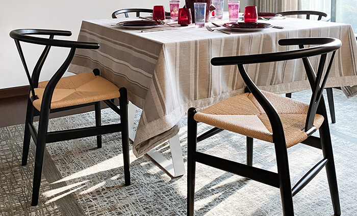 designer dining room rugs