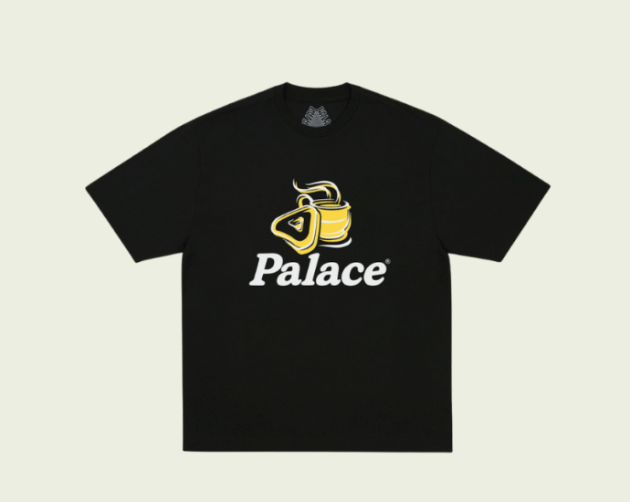 Authentic palace shirts streetwear outfit with Palace Tri-Ferg logo apparel and skate lifestyle clothing