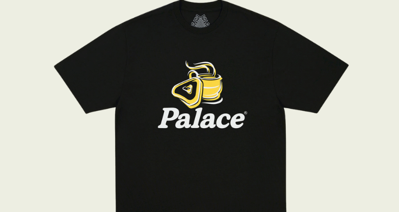 Authentic palace shirts streetwear outfit with Palace Tri-Ferg logo apparel and skate lifestyle clothing
