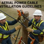aerial power cable