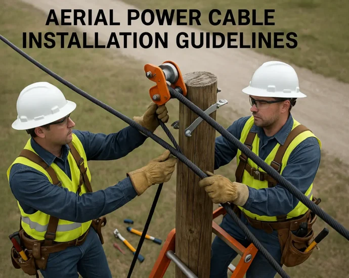 aerial power cable