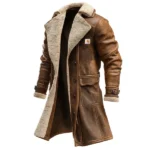 Carhartt-Mens-Vintage-Brown-Suede-Leather-Coat-With-Faux-Fur-Lining