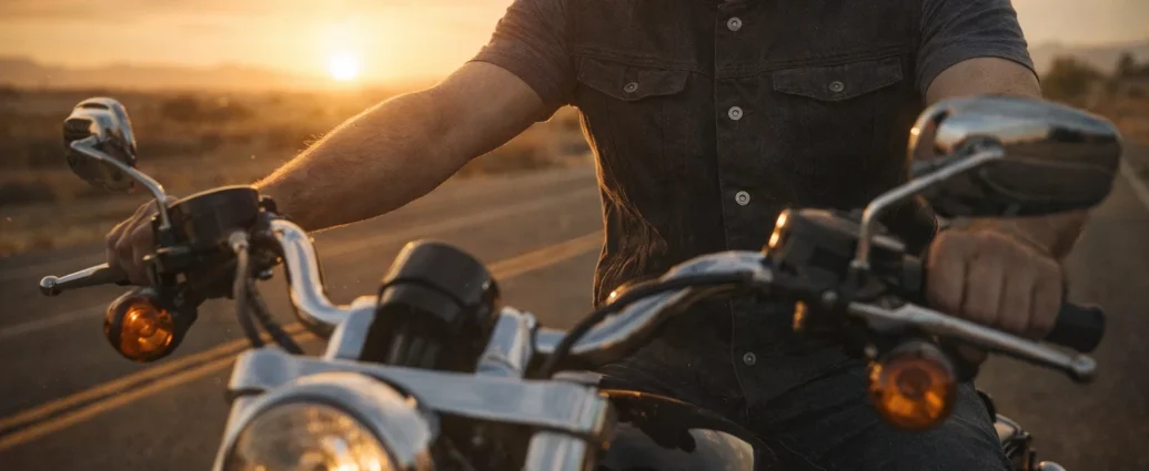 mens canvas motorcycle vest