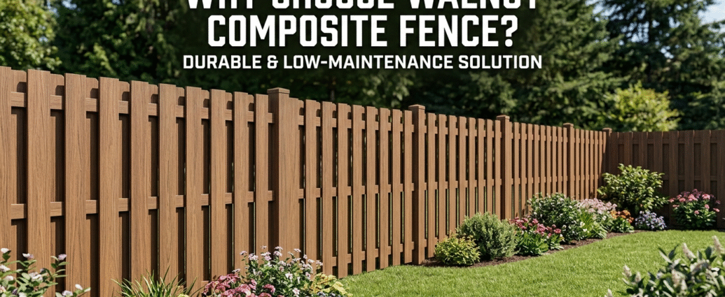 walnut-composite -fence
