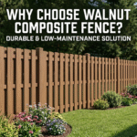 walnut-composite -fence