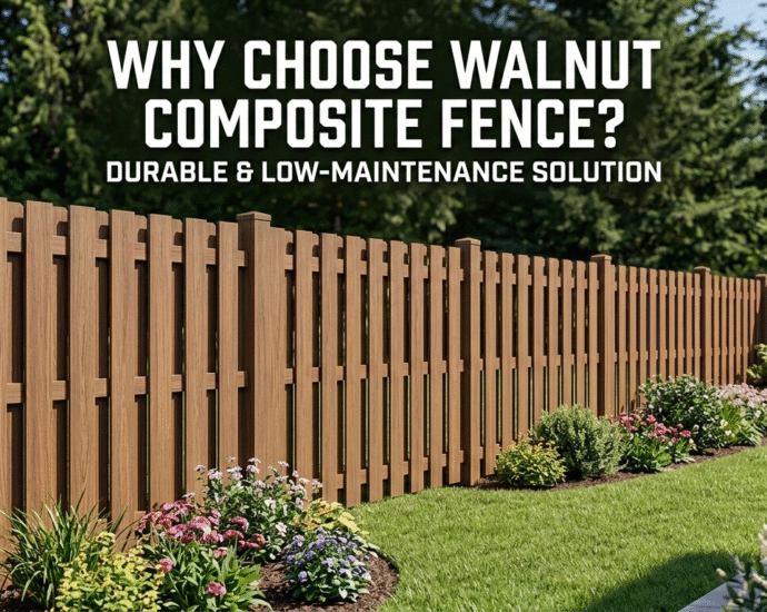 walnut-composite -fence